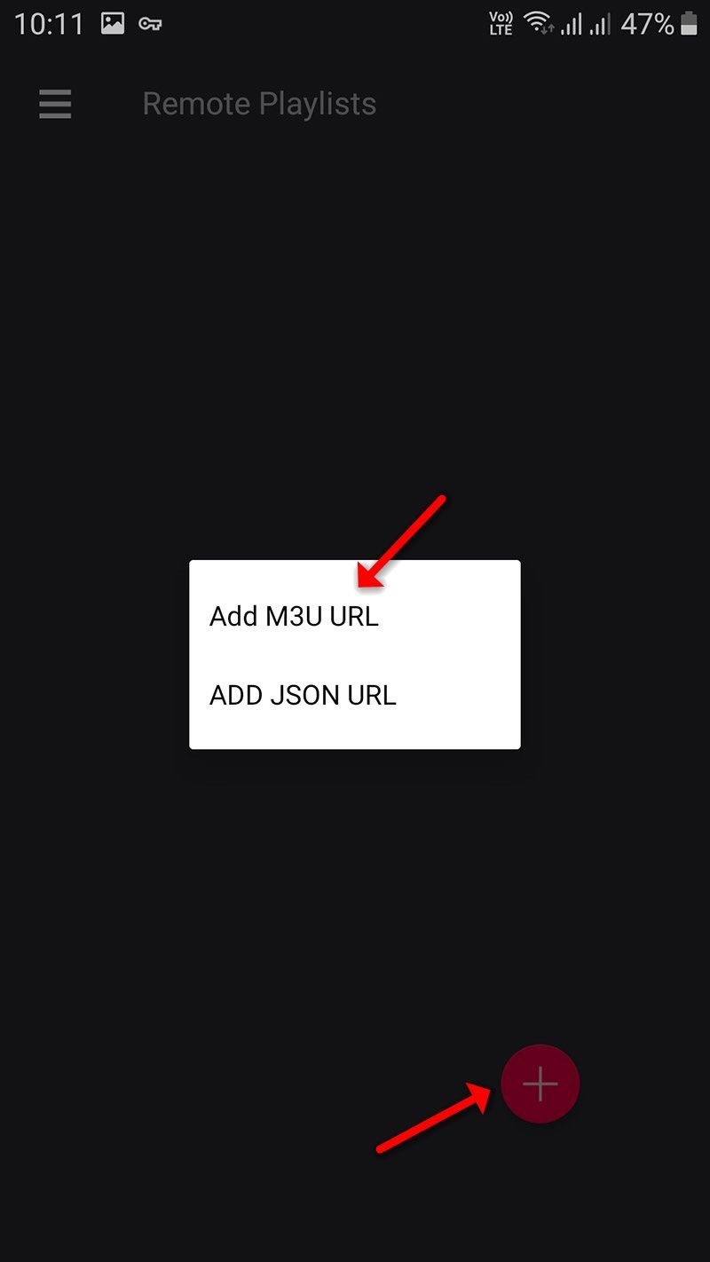 How can I set up Remote Playlist for IPTV on GSE?